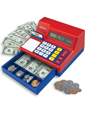 Interactive Pretend Play Calculator Register Toy for Kids - Educational Fun